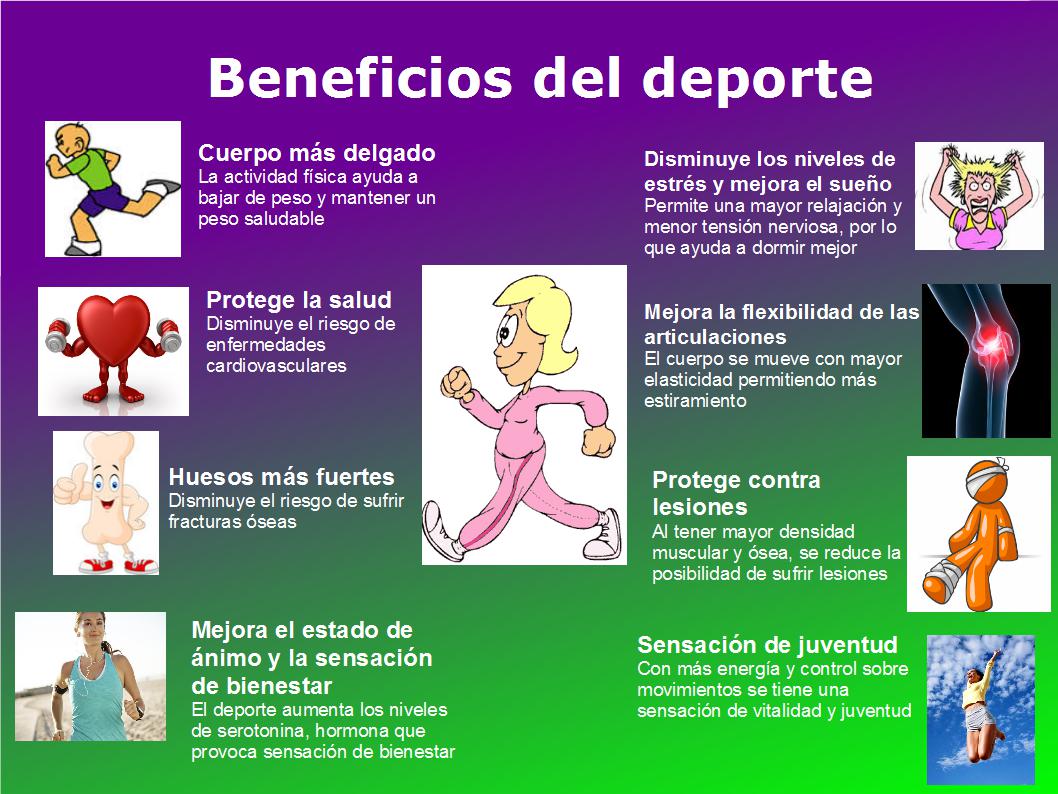 Los Beneficios Del Deporte En La Salud Estos Beneficios